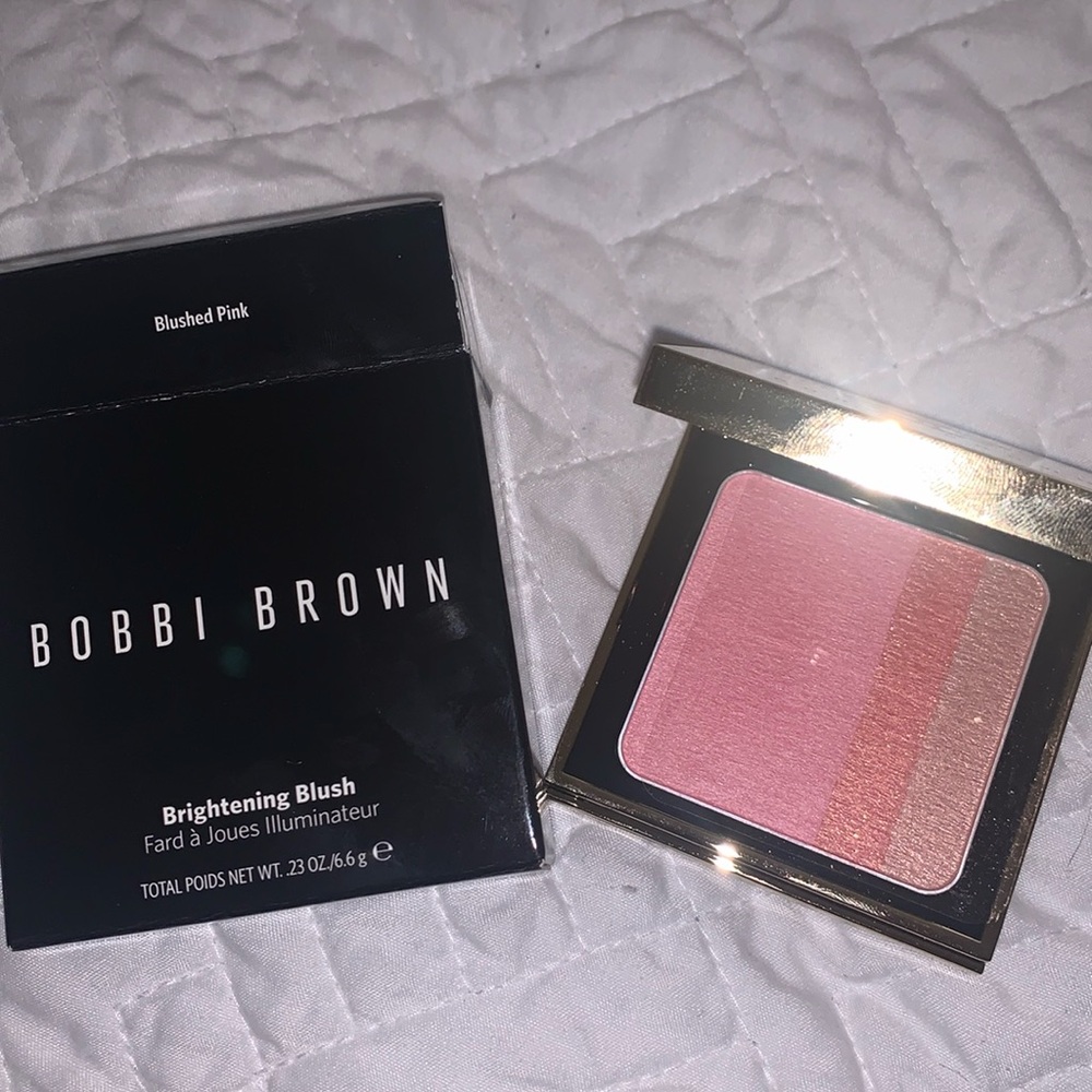 Bobbi Brown Brightening Blush LE blushed pink Japan formula .23 oz! HTF